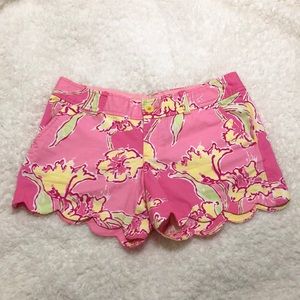 Lilly Pulitzer Hotty Pink Day Buttercup Shorts